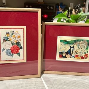 Retro Floral & Horse Art Prints